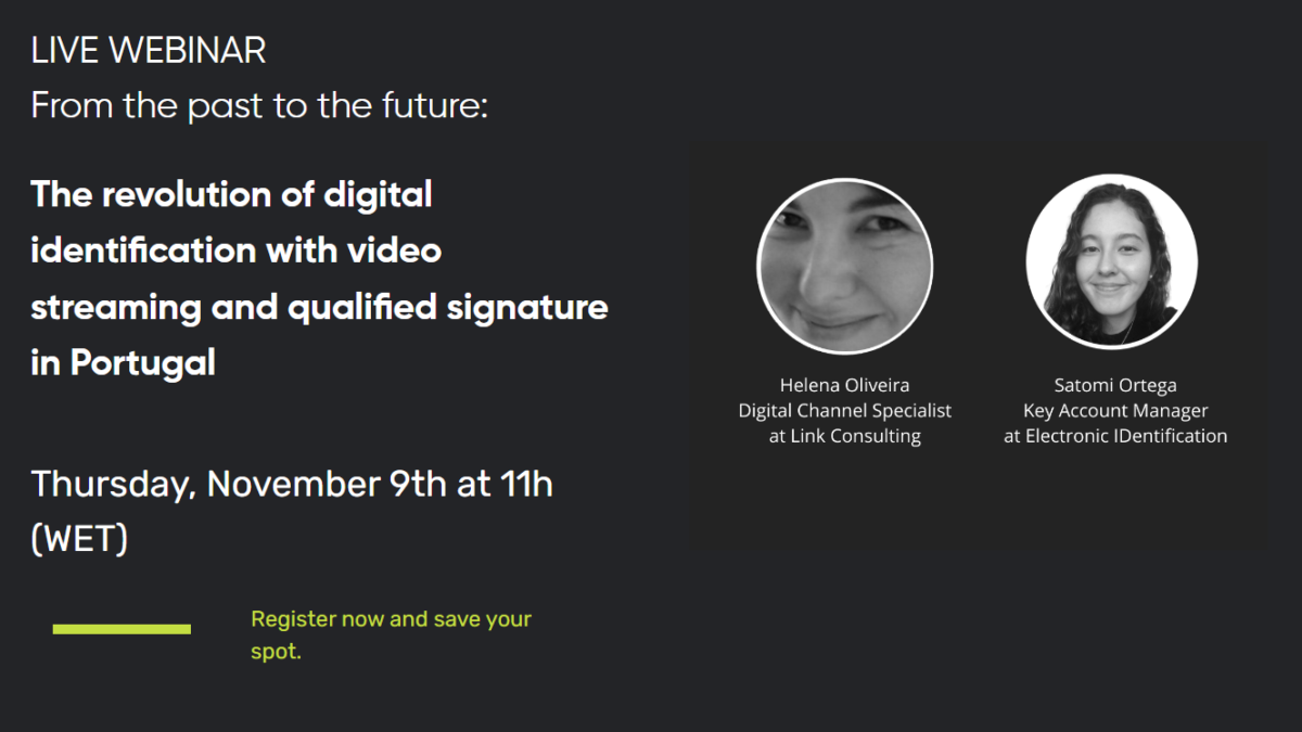 WEBINAR: The Revolutionary Trend in Portugal on Digital Identification